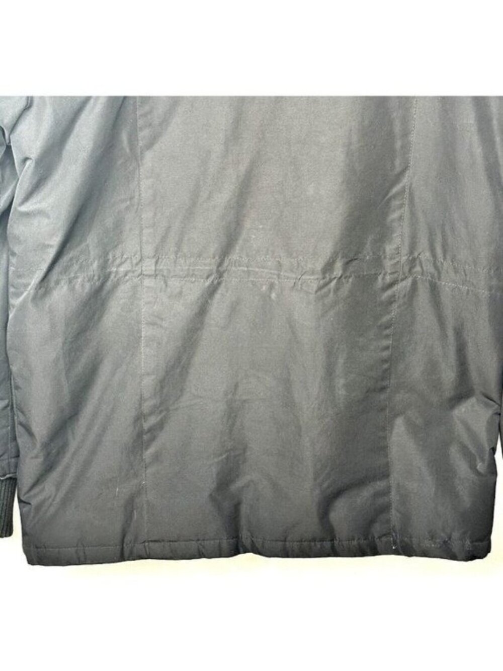 Canada Weather Gear Mens Down Parka Jacket Black Fur Hood Insulated Winter Sz L - Picture 7 of 15